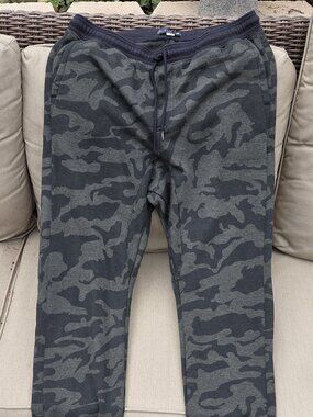 Caliville Men's Camo Jogger Pants XL Back Pocket, Drawstring